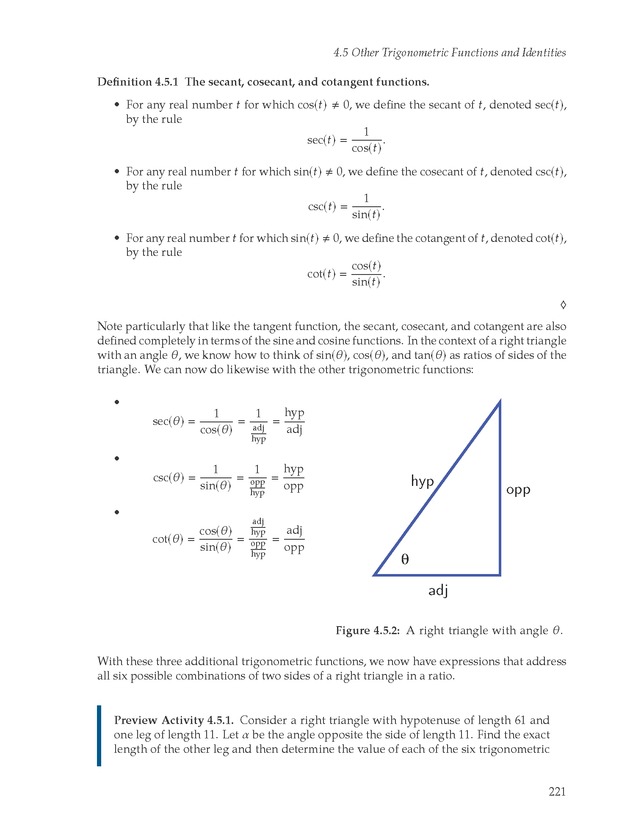 Active Preparation for Calculus - Page 221